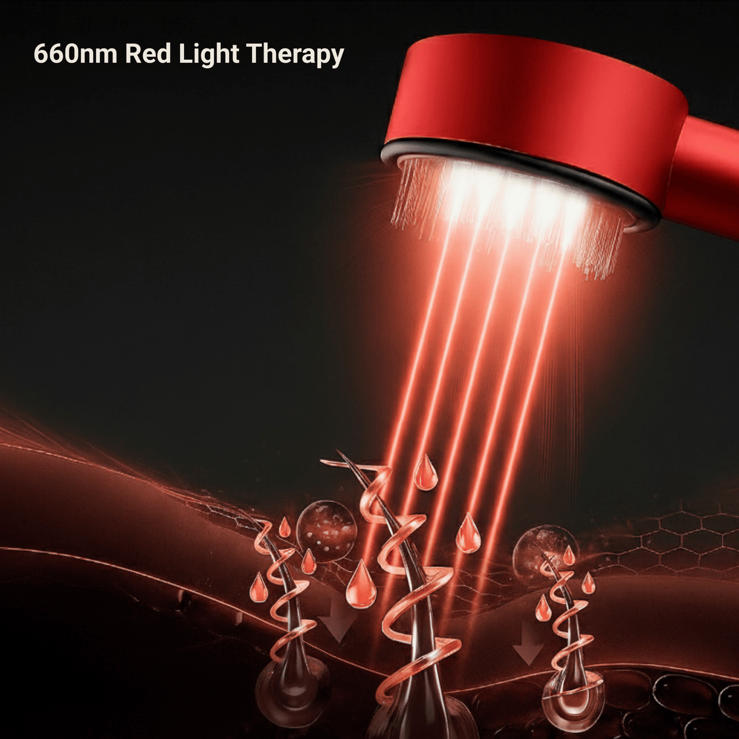 Zulfé Z3 - 3 in 1 Scalp Massager with Red Light Therapy