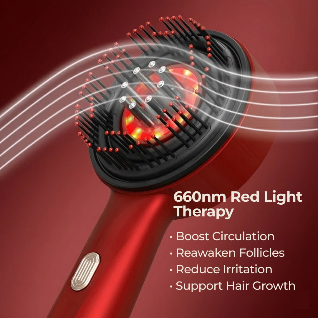 Zulfé Z3 - 3 in 1 Scalp Massager with Red Light Therapy