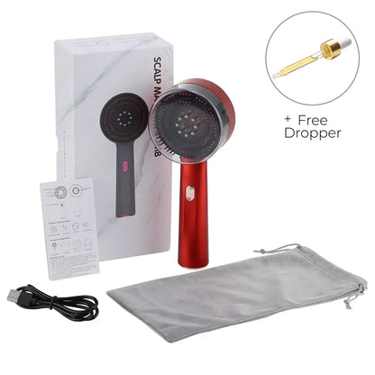 Zulfein Z3 - 3 in 1 Scalp Massager with Red Light Therapy