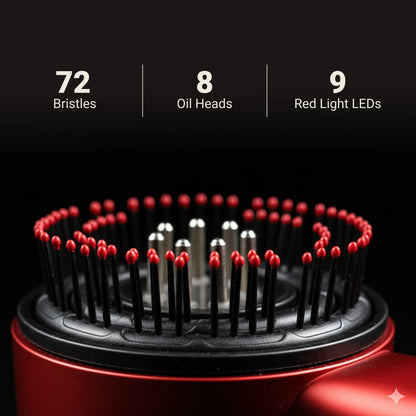 Zulfein Z3 - 3 in 1 Scalp Massager with Red Light Therapy